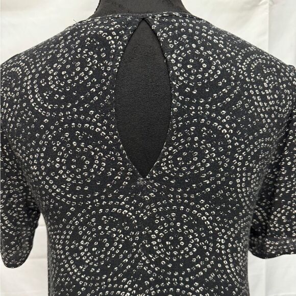 💎 Anthropologie Staring at Stars Trapeze Dress Black - Picture 7 of 10